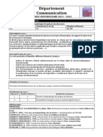 Méthodologie D'analyse Du Discours