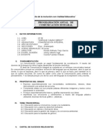 Plan Anual 3 Años Por Àreas 2013