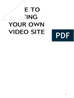 Guide to Hosting Your Own Video Site