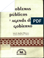 Luis Aguilar Villanueva, AAVV, Problemas Publicos y Agenda de Gobierno, Ed Miguel Angel Porrua