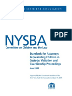 2008 Attorney For The Child CustodyStandards