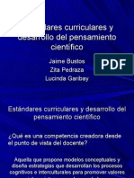 Estándares Curriculares y Pensamiento Científico