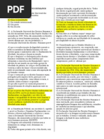 Simulado I - Direitos Humanos