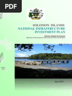 Solomon Islands National Infrastructure Investment Plan 2013