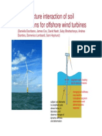 Soil-Structure Interaction of Soil Foundations For Offshore Wind Turbines