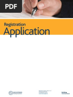 Registration Application Form July 2013 Building Practitioner Australia