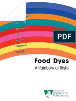 Food Dfood Dyes Rainbow of Risks