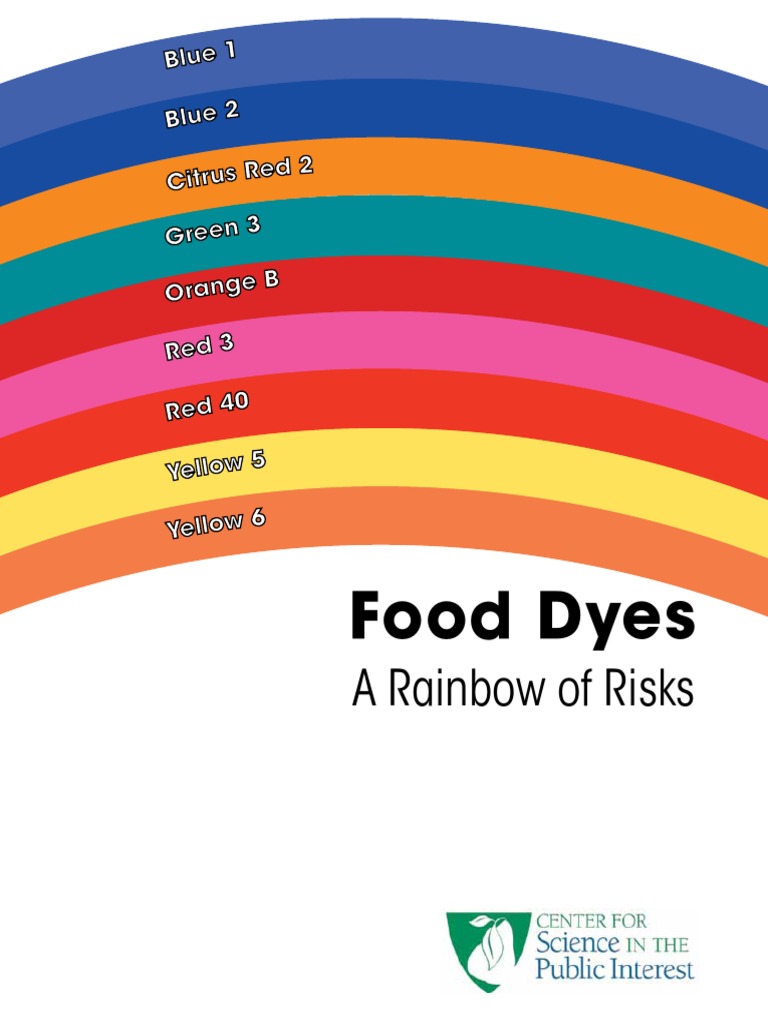 Food Dfood Dyes Rainbow of Risks | PDF | Self-Improvement | Wellness