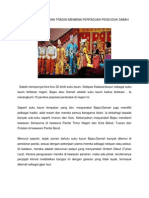 Keunikan Budaya Dan Tradisi Membina Perpaduan Penduduk Sabah