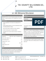 Tai County Silicones Co., Ltd. 3T-60 Silicone Emulsion: Description Applications