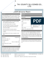 Tai County Silicones Co., Ltd. 800R Silicone Resin: Description Applications