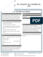 Tai County Silicones Co., Ltd. AR-30 Silicone Resin: Description Applications