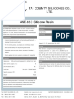 Tai County Silicones Co., Ltd. ASE-860 Silicone Resin: Description Applications