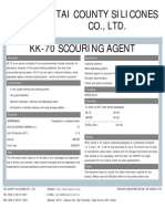 Tai County Silicones CO., LTD. Kk-70 Scouring Agent: Description Applications