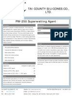 Tai County Silicones Co., Ltd. PW-250 Superwetting Agent: Description Applications