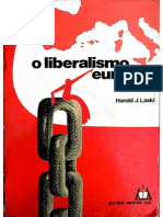 Liberalismo Europeu - H Laski - Prefacio e Cap 1