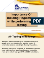 Importance of Building Regulations While Performing Air Testing