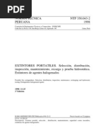 NTP 350 043-2 1998 Extintores Portatiles - Agentes Halogenados