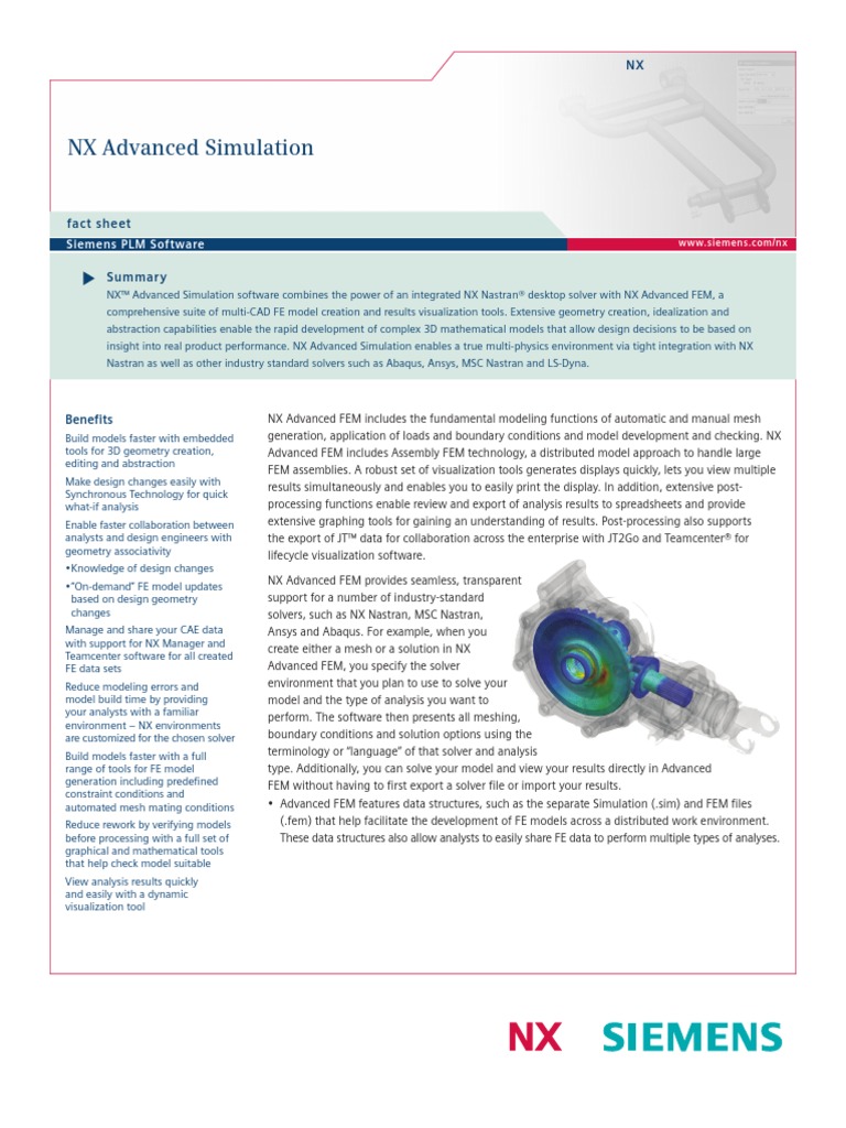 NX Advanced Simulation Fs W18 | PDF | Finite Element Method | Fatigue ...