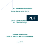 Crack Control of Slabs Design Booklet Australian Stan EC