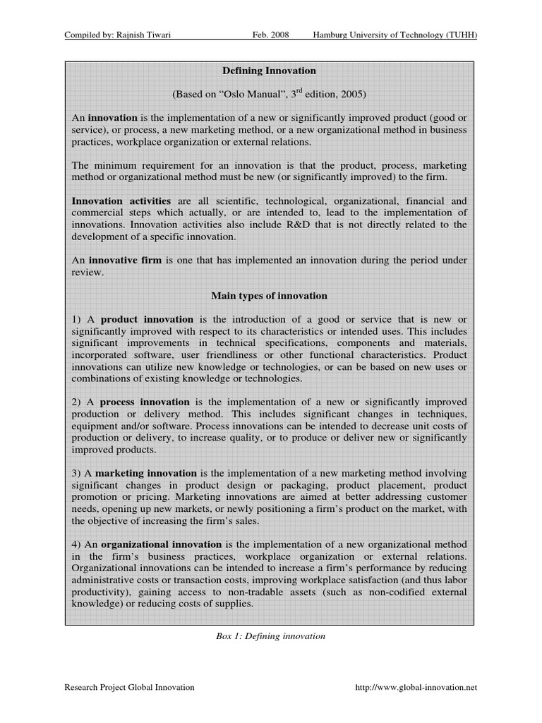 Innovation & R&D Essentials | PDF | Innovation | Research And Development