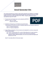 XR2206 Functional Generator Kits