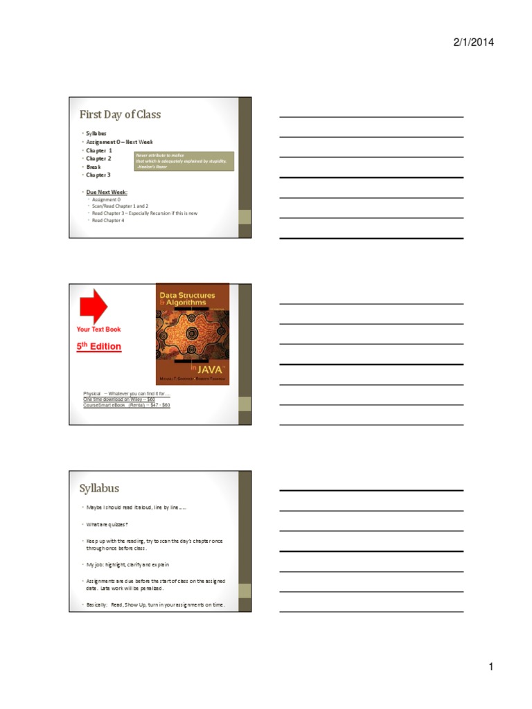 Data Structures Slides | PDF | Class (Computer Programming ...