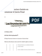 El Falso Pedro y Los Anuncios Del Juicio Final PDF