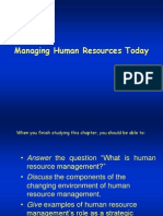 Managing Human Resources Today