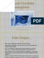 Eu Och Nordiskt Samarbete