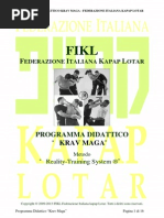 Programma Didattico Kravmaga Fikl