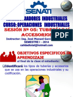 Operaciones Industriales - Sesión 03 Tuberías y Accesorios