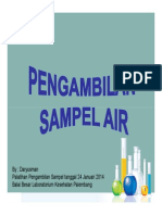 Pengambilan Sampel Air