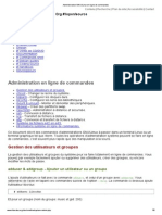 Administration GNU - Linux en Ligne de Commandes PDF