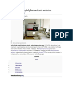 Inductively Coupled Plasma Atomic Emission Spectros