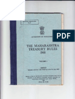 The Bombay Treasury Rules 1968 Dated 14032012