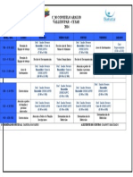 Horario de Clase 2014