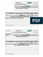 Troca de Moldes C/ A Maq. 26.: Manutenção - PR FMC - Ficha de Manutenção Corretiva