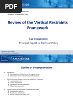 Download Vertical Restraints and Distribution Agreements 30092009 The Commissions Review of Regulation 27901999 An Overview of DG COMPs Drafts by VBO-FEB Federation of Enterprises in Belgium SN21328288 doc pdf