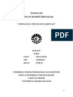 Download Makalah Topologi dan Teknologi Jaringan by Andha Animenia SN213291394 doc pdf