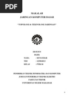 Download Makalah Topologi dan Teknologi Jaringan by Andha Animenia SN213291394 doc pdf