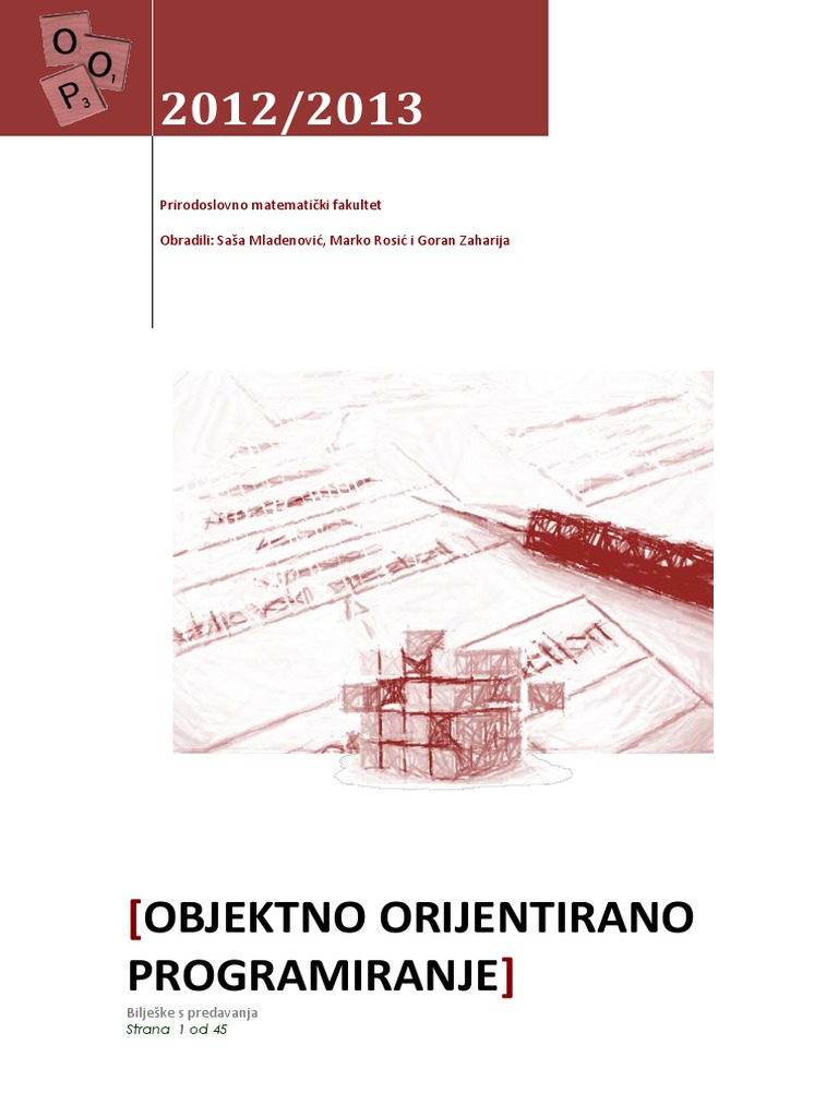 Objektno Orijentirano Programiranje C | PDF
