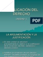 Justificación interna y externa en la aplicación del derecho