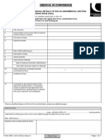Form To Transfer Medial Certificate