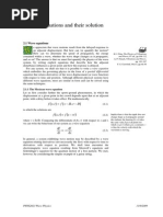 2 Wave Equations and Their Solution