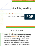 Aho-Corasick String Matching