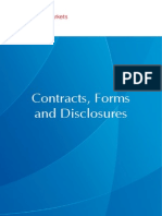 Contracts Forms and Disclosures