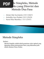 Download Metode Simpleks Metode Simpleks Yang Direvisi Dan by Alvian Dwi K SN213306434 doc pdf