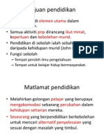 Tujuan Pendidikan