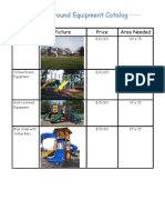 Playground Equipment Catalog